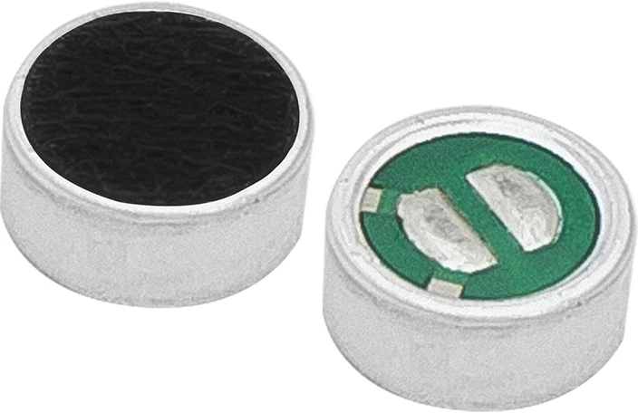 1961 m. # Kondensatorinis mikrofonas 36–40 dB, skersmuo = 6 mm, aukštis = 2,7 mm