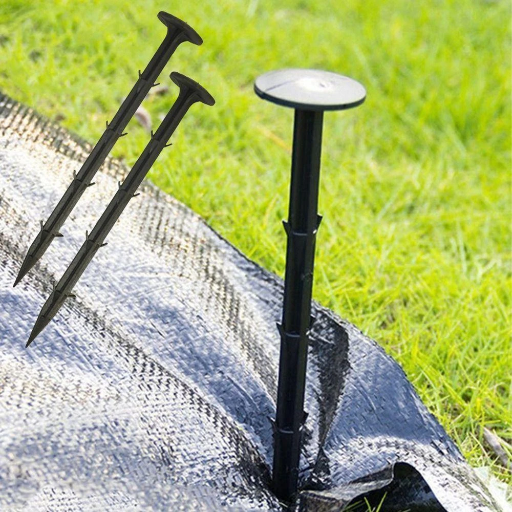 20 x kaiščių, inkarų, kaiščių agrotekstilei, tvirtai agrotekstilei, 50 vnt., 15 cm