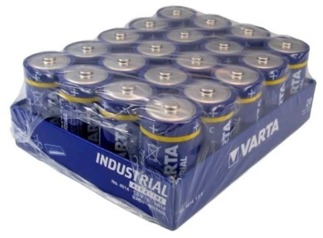 20x baterija R-14 LR14 C 1,5V alkaliczna Varta Industrial