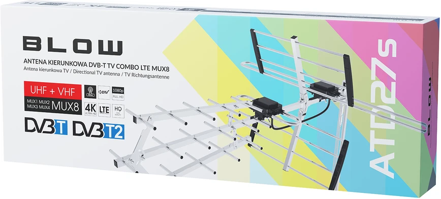 Blow Pūskite anteną DVB-T ATD27S VHF/UHF MUX8