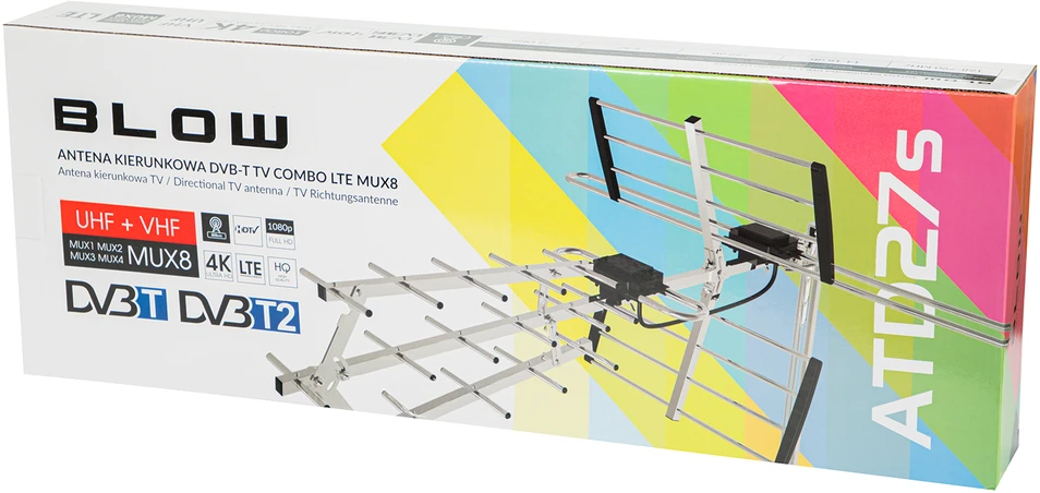 Blow Pūskite anteną DVB-T ATD27S VHF/UHF MUX8
