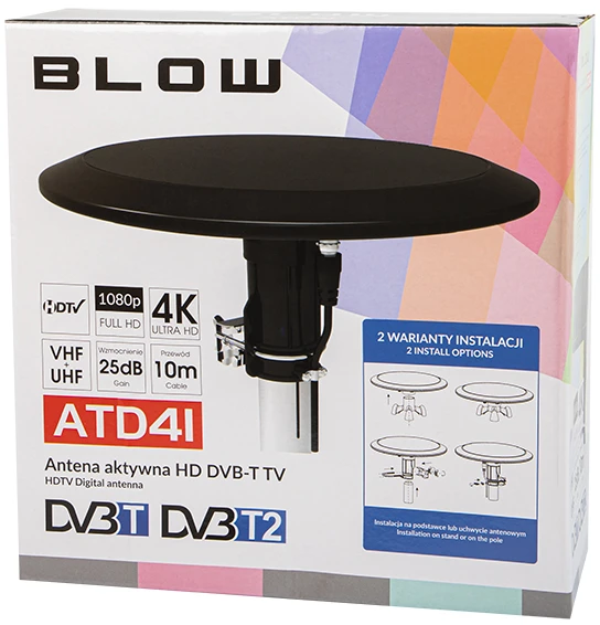 Blow Pūskite DVB-T antena ATD41 aktyvi