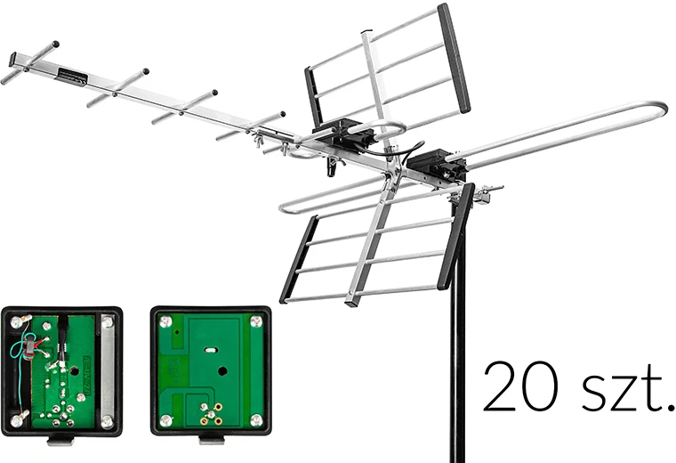 Blow DVB-T antena ATD32S VHF/UHF MUX8 pasyvi 20 paketų