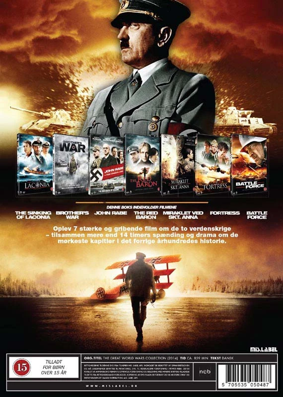 210 Didžiųjų pasaulinių karų DVD kolekcija (7 KARO FILMŲ filmai)