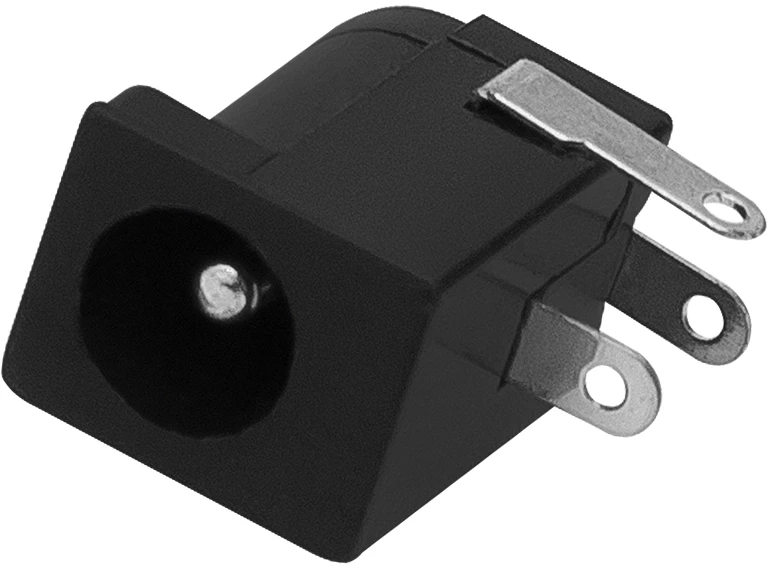 DC lizdas 2.1x5.5 su trimis kontaktais