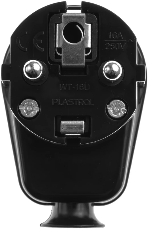 2162# Kištukas wt-16 kampinis juodas