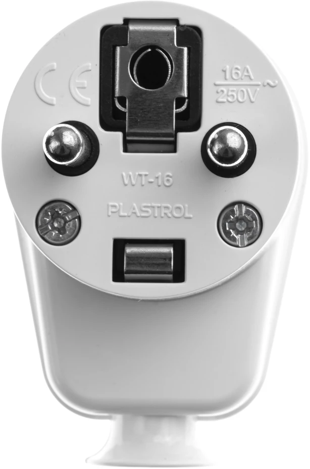 2167# Kištukas wt-16 kampinis baltas