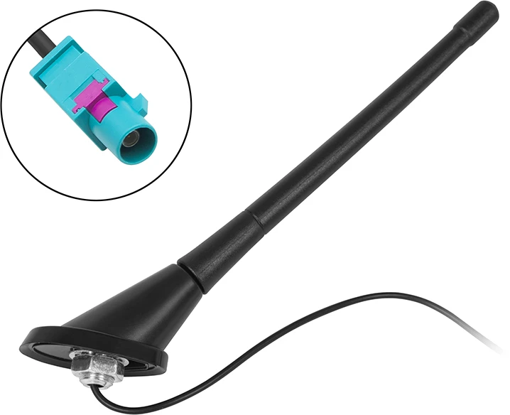 VW automobilio antena su Fakra jungtimi