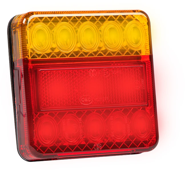 Blow priekabos LED žibintas su posūkių ir stabdžių sekcijomis