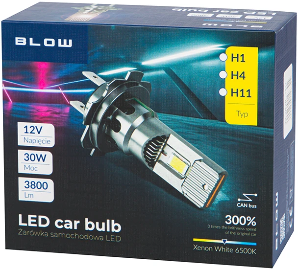 Amio Blow H4 LED 12V/30W automobilinė lemputė