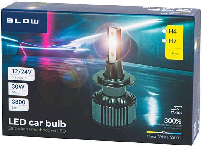 Amio Blow H7 LED automobilio lemputė 12V-24V/30W