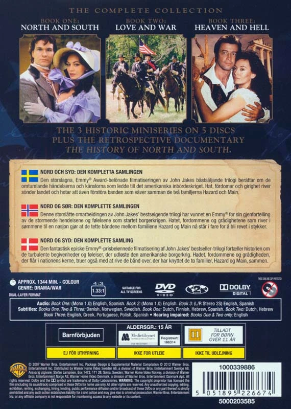 238 Šiaurė ir pietūs: pilna kolekcija (DVD)
