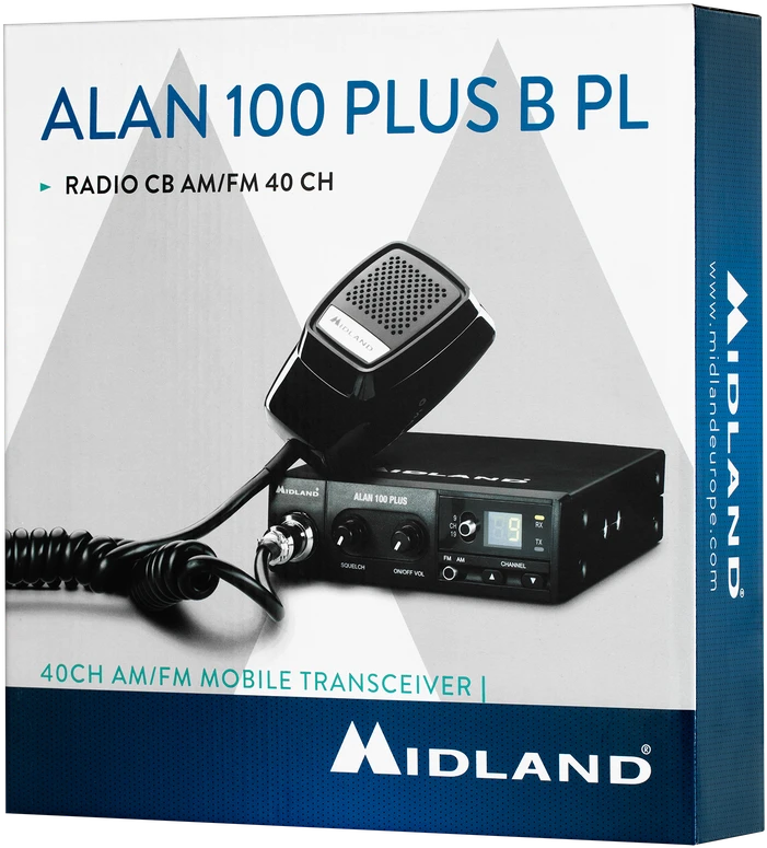 24-100# Radijas cb alan-100 plius am/fm