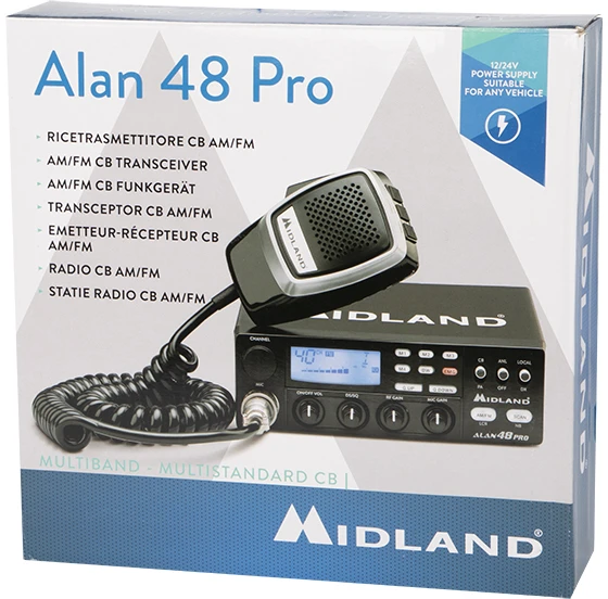 Blow CB radijas ALAN-48 PRO AM/FM/ASQ 12/24V