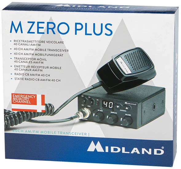 Radijas CB MIDLAND M-ZERO PLUS AM/FM