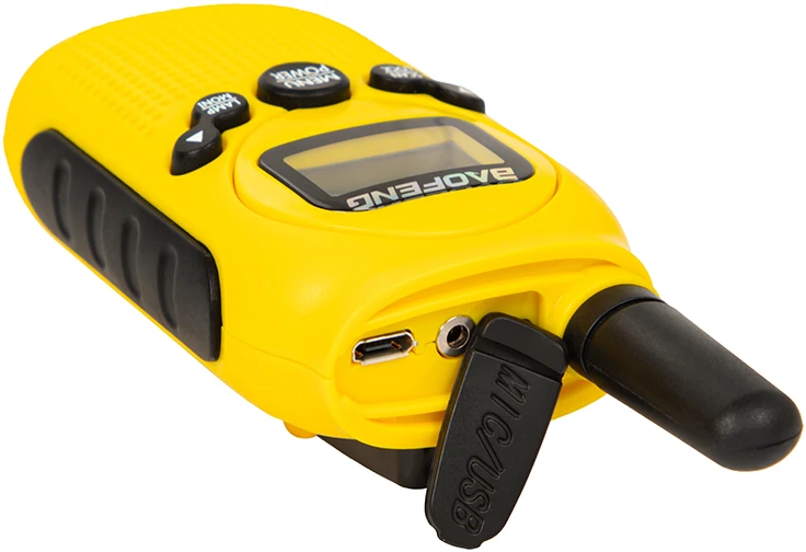 Blow Pūt PMR radijas BF-T6 2W 2vnt geltonas BAOFENG