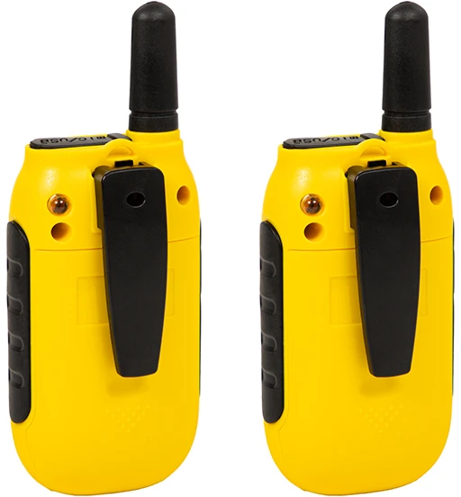 Blow Pūt PMR radijas BF-T6 2W 2vnt geltonas BAOFENG
