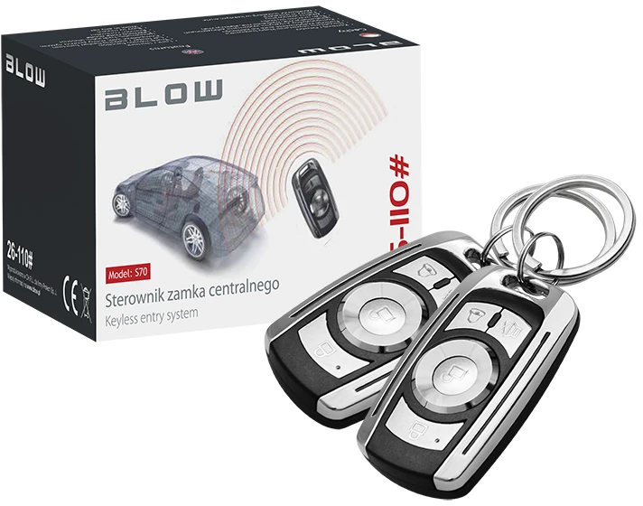 BLOW S70 centrinio užrakto pulteliai su pakuote