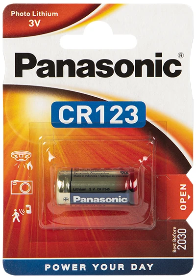 Panasonic cr123 Ličio jonų Elementas 3V 1vnt