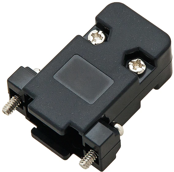 2725# D-sub db 9(h) kabelio korpusas juodas