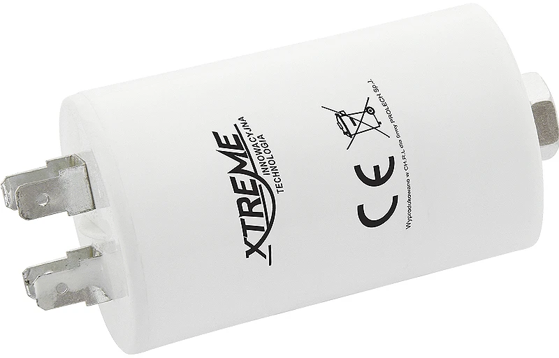 Xtreme 4uF 450VAC kondensatorius su kontaktų jungtimis