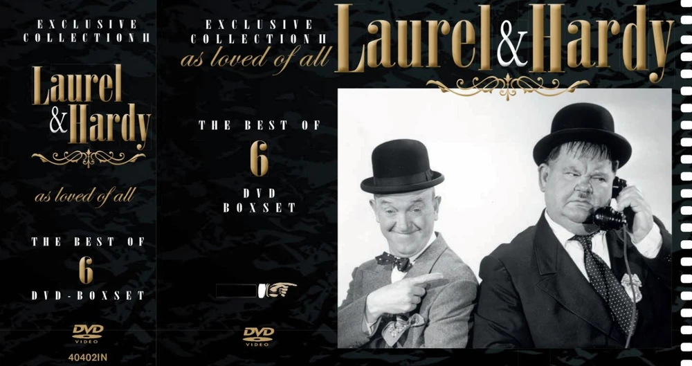 284 Išskirtinė „Laurel Hardy“ kolekcija – 1 tomas (9 diskai)
