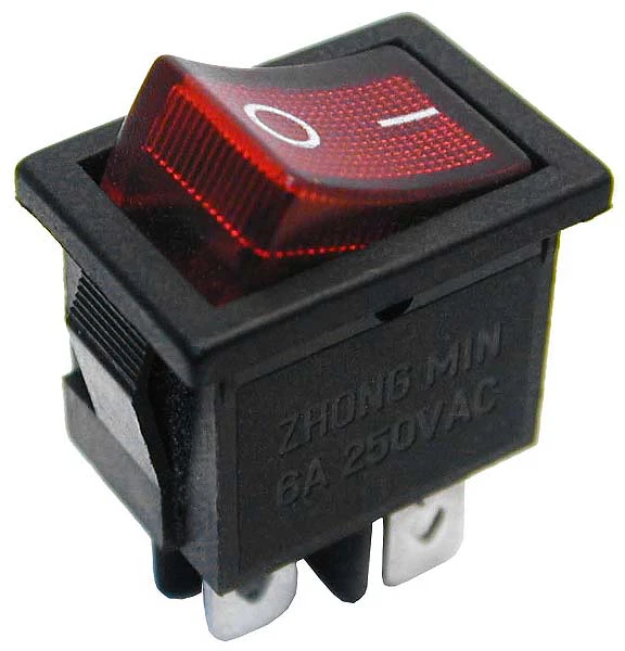 Blow 2925# Jungiklis mk1012c, šviečiantis raudonai, 230 V