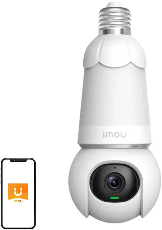 2in1 lemputė ir 360° lauko kamera WiFi IMOU lemputės kamera 5MP