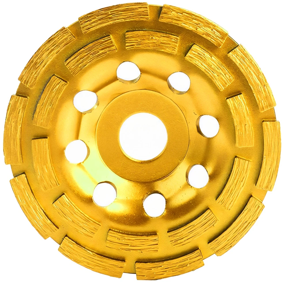 2x deimantiniai diskai betonui šlifuoti, 125 mm, greitis 80 m/s, 2 vnt. rinkinys - or011168