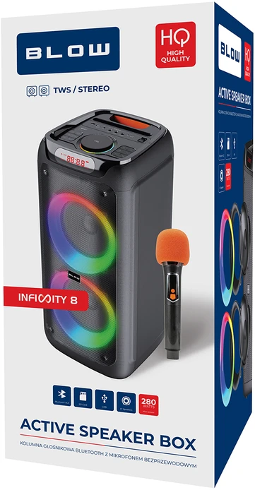 Bluetooth kolonėlė BLOW Infinity 8"
