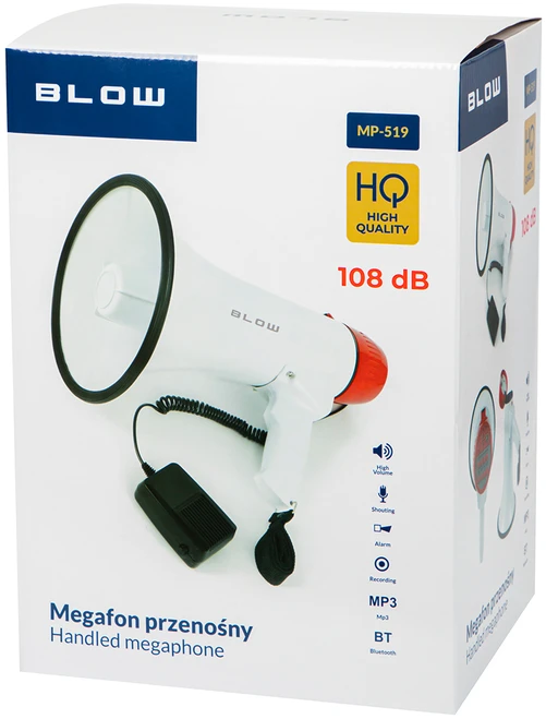 Blow Nešiojamasis megafonas MP-519