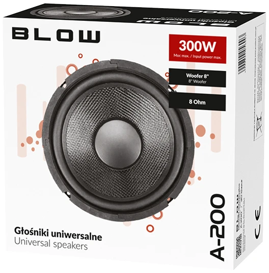 BLOW garsiakalbis A-200 8Ohm 300W