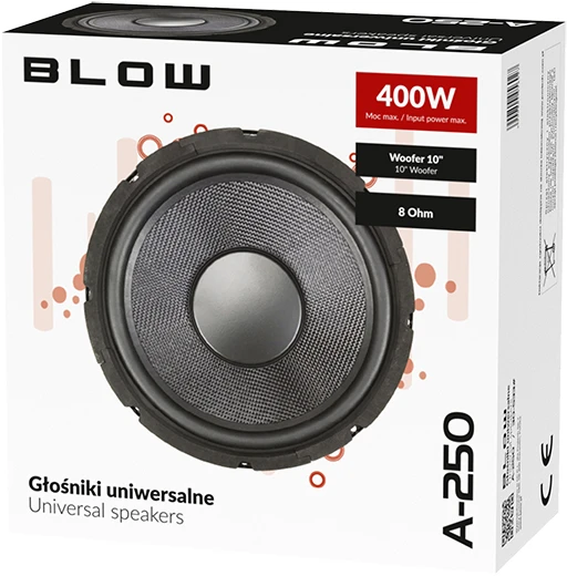 BLOW garsiakalbis A-250 8Ohm 400W