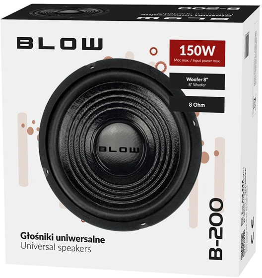 BLOW garsiakalbis B-200 8Ohm 150W