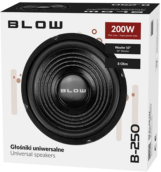 BLOW garsiakalbis B-250 8Ohm 200W