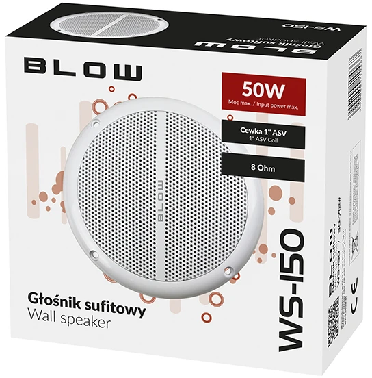 Blow Lubinis garsiakalbis WS-150 135mm 50W 8ohm