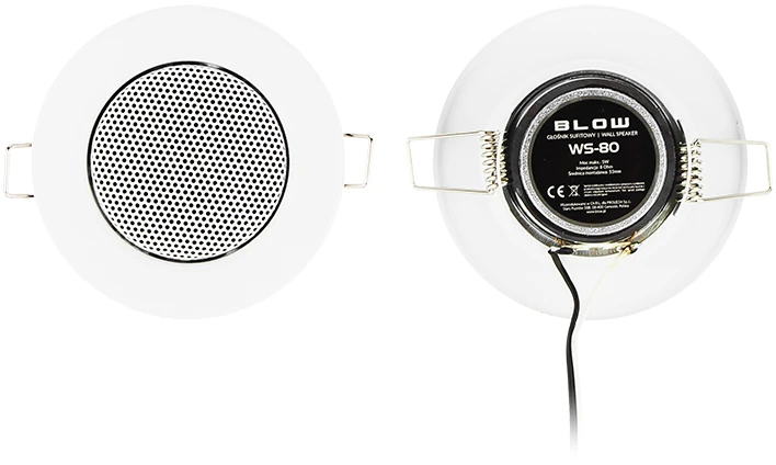 Blow WS-80 lubinis garsiakalbis, priekis ir nugarėlė