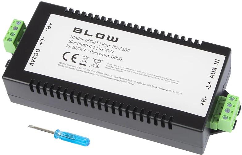 Blow Bluetooth 4x30W audio stiprintuvas