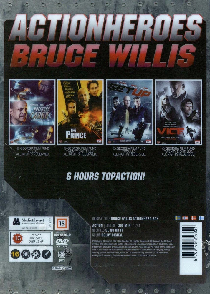 306 Bruce'as Willisas: Veiksmo herojai (Steelbook)