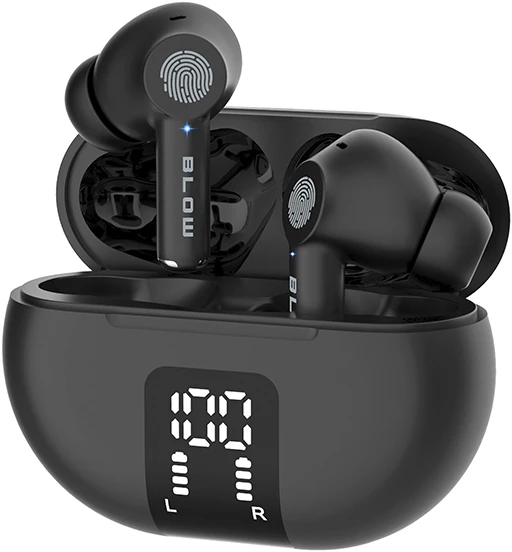 BLOW Earbuds PRO ENC Juodas ausinės