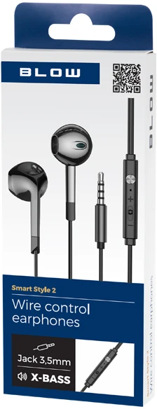 BLOW B-17 Juodas ausinės