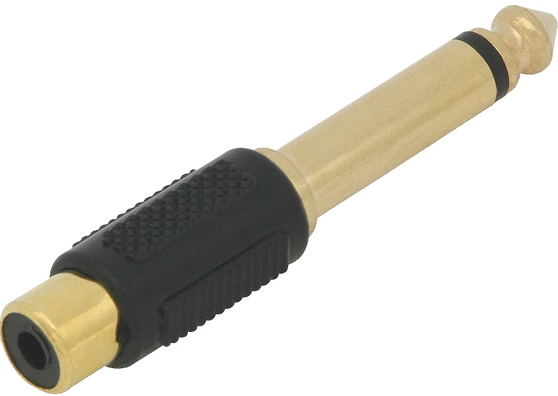 Blow Perėjimas: 6.3-RCA GOLD JACK PLUG