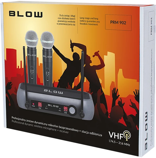PRM902 BLOW mikrofonas – 2 mikrofonai