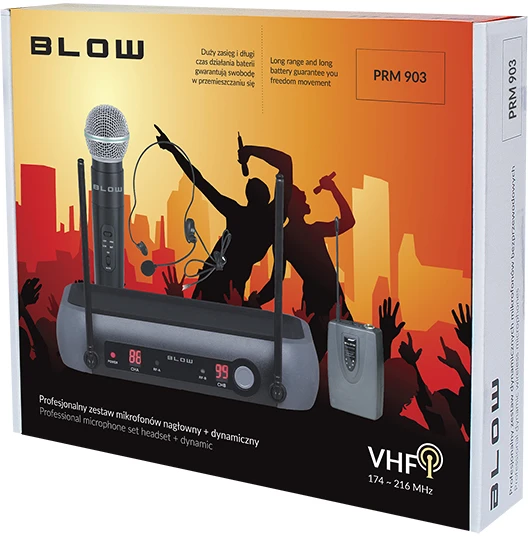 PRM903 BLOW mikrofonas – 2 mikrofonai