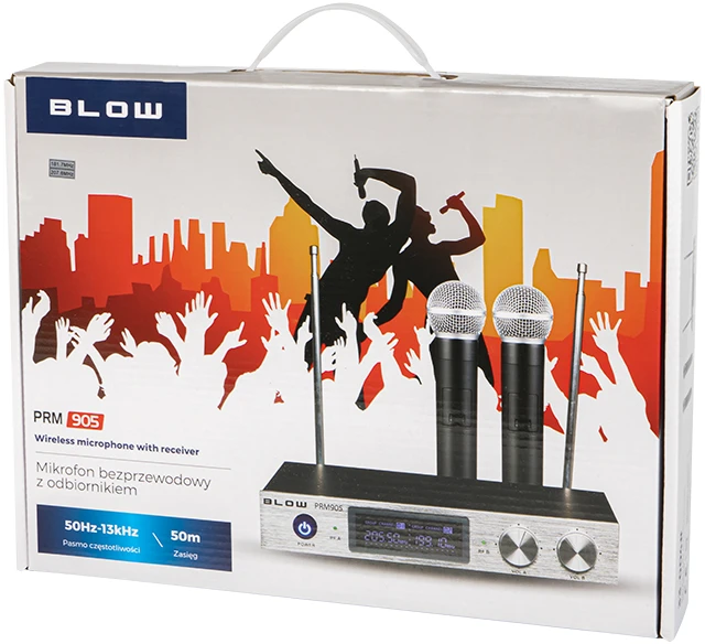 PRM905 BLOW mikrofonas – 2 mikrofonai