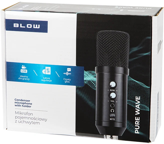 BLOW studijinis mikrofonas su trikoju