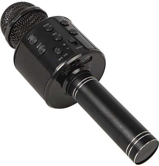 PRM402 BLOW juodas karaokės mikrofonas