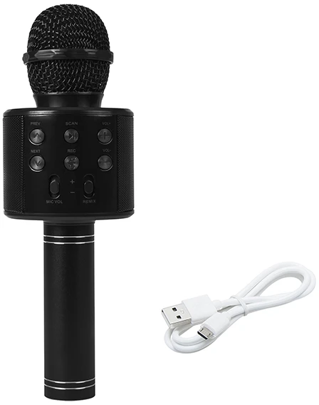 PRM402 BLOW juodas karaokės mikrofonas