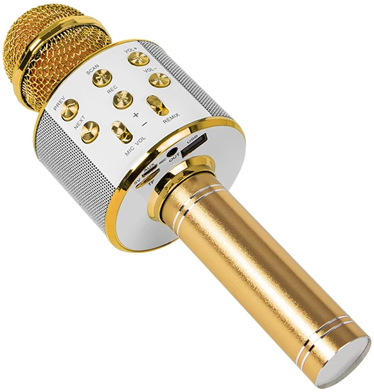 PRM402 BLOW auksinis karaoke mikrofonas
