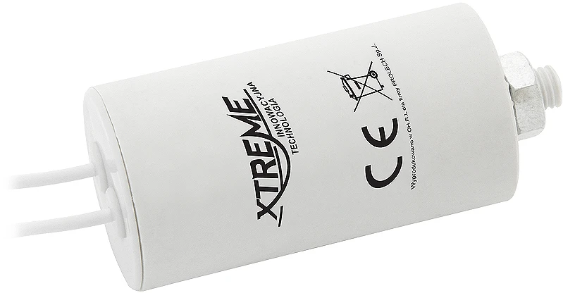 Xtreme 16uF 450V kondensatorius su laidais